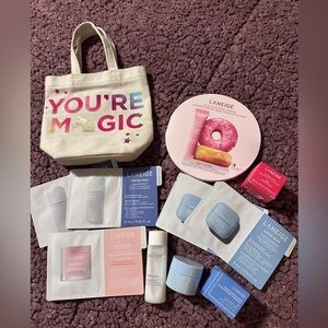 Laneige travel size set with mini tote BN